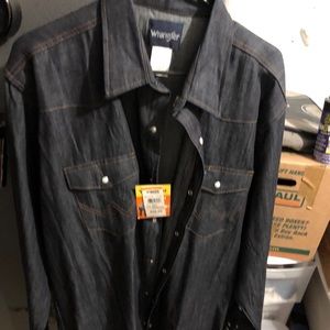 Wrangler Pearl Snap denim shirt